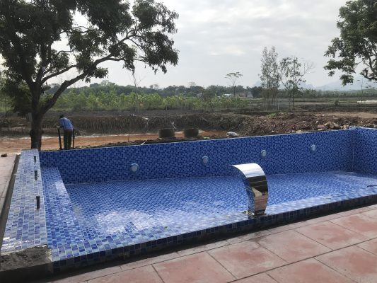 thi công bể bơi