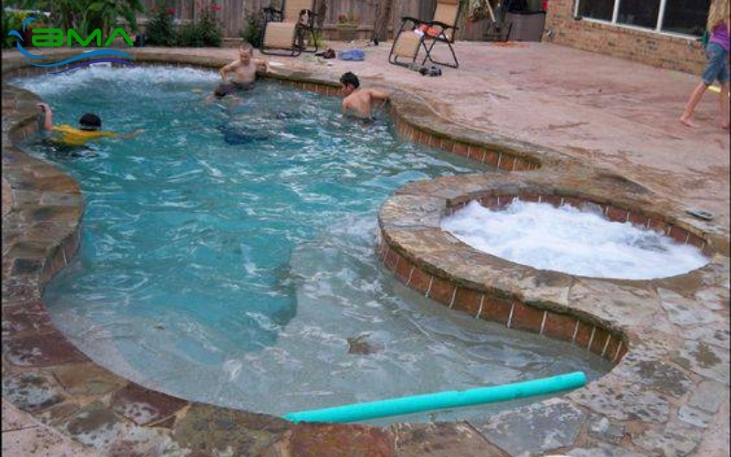 Bể Bơi Kết Hợp Jacuzzi Bể Bơi Kết Hợp Jacuzzi