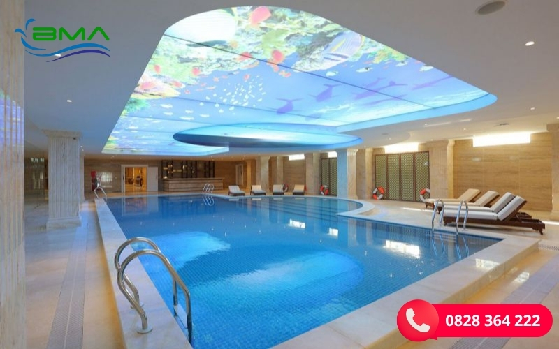 Bể Bơi Trong Nhà Tối Giản Bể Bơi Trong Nhà Tối Giản