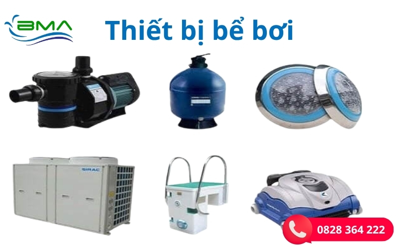 Thiết Bị Cần Có Trong Thiết Kế Bể Bơi