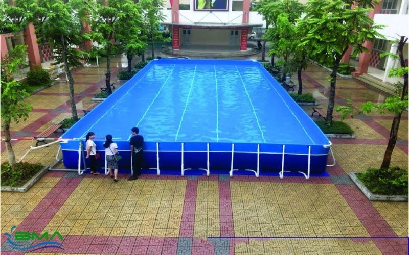 Tiêu chuẩn xây dựng bể bơi trường học Tiêu chuẩn xây dựng bể bơi trường học