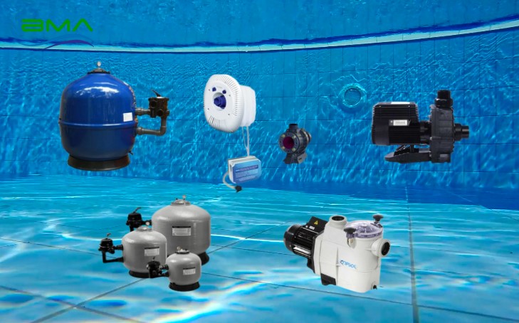 Các thiết bị bể bơi Các thiết bị bể bơi