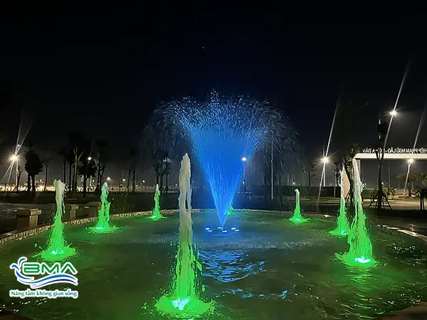 Đài phun nước hoàn thiện e