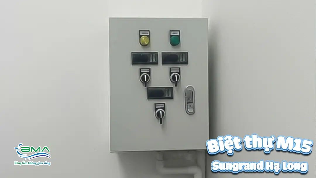 Tủ điện bể bơi và bể sục biệt thự M15 Sungrand