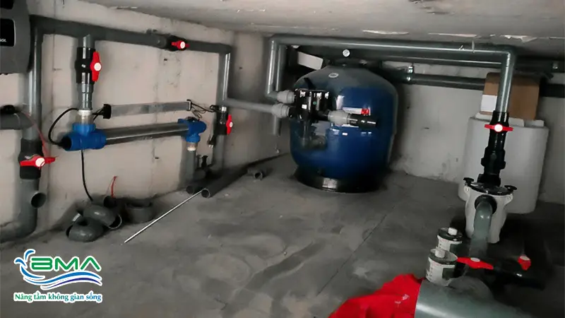 Lắp đặt thiết bị bể bơi Ciputra