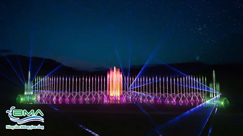 3D nhạc nước hồ Núi Lở