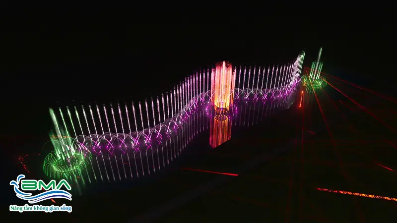 3D nhạc nước hồ Núi Lở