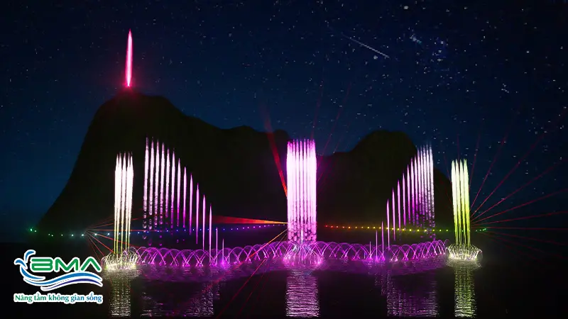 3D nhạc nước hồ Núi Lở