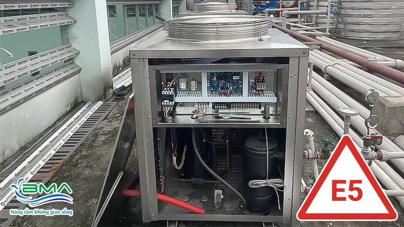 Xử lý lỗi E5 heat pump