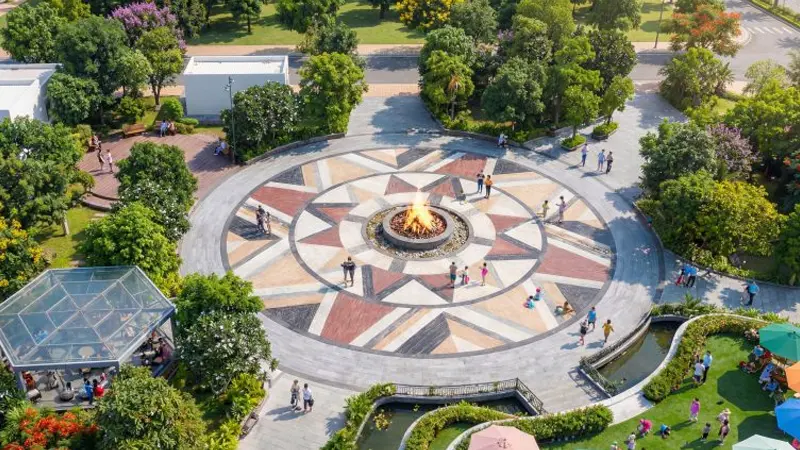 Phối cảnh 3D sân chơi nước La Perla Riverside