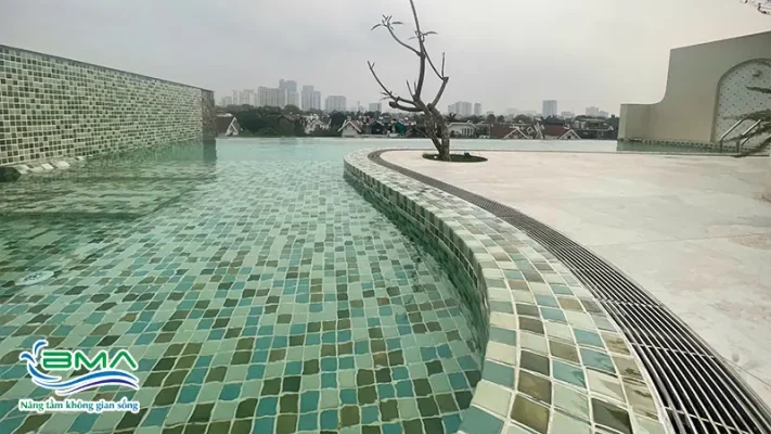 View bể bơi biệt thự Ciputra
