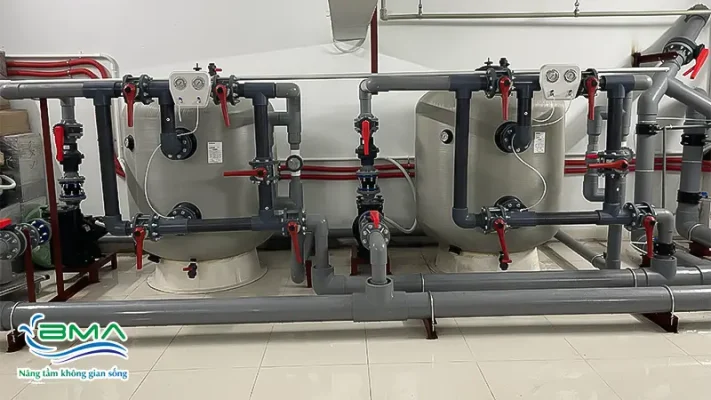 Hệ thống tuần hoàn - lọc nước bể bơi