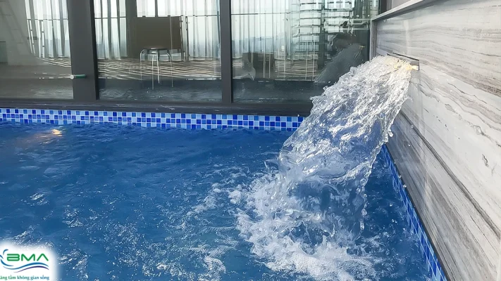 Thác nước nghệ thuật Penthouse Dolphin Plaza Mỹ Đình