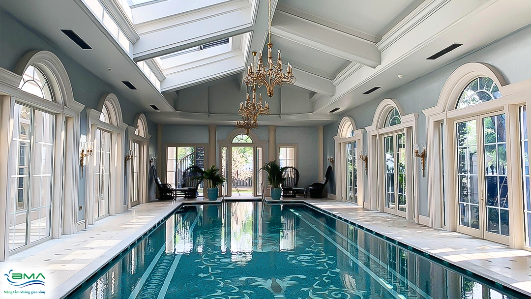 Bể bơi biệt thự Nguyệt Quế - Vinhome