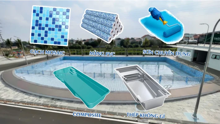 Tiêu chuẩn vật liệu hoàn thiện bể bơi